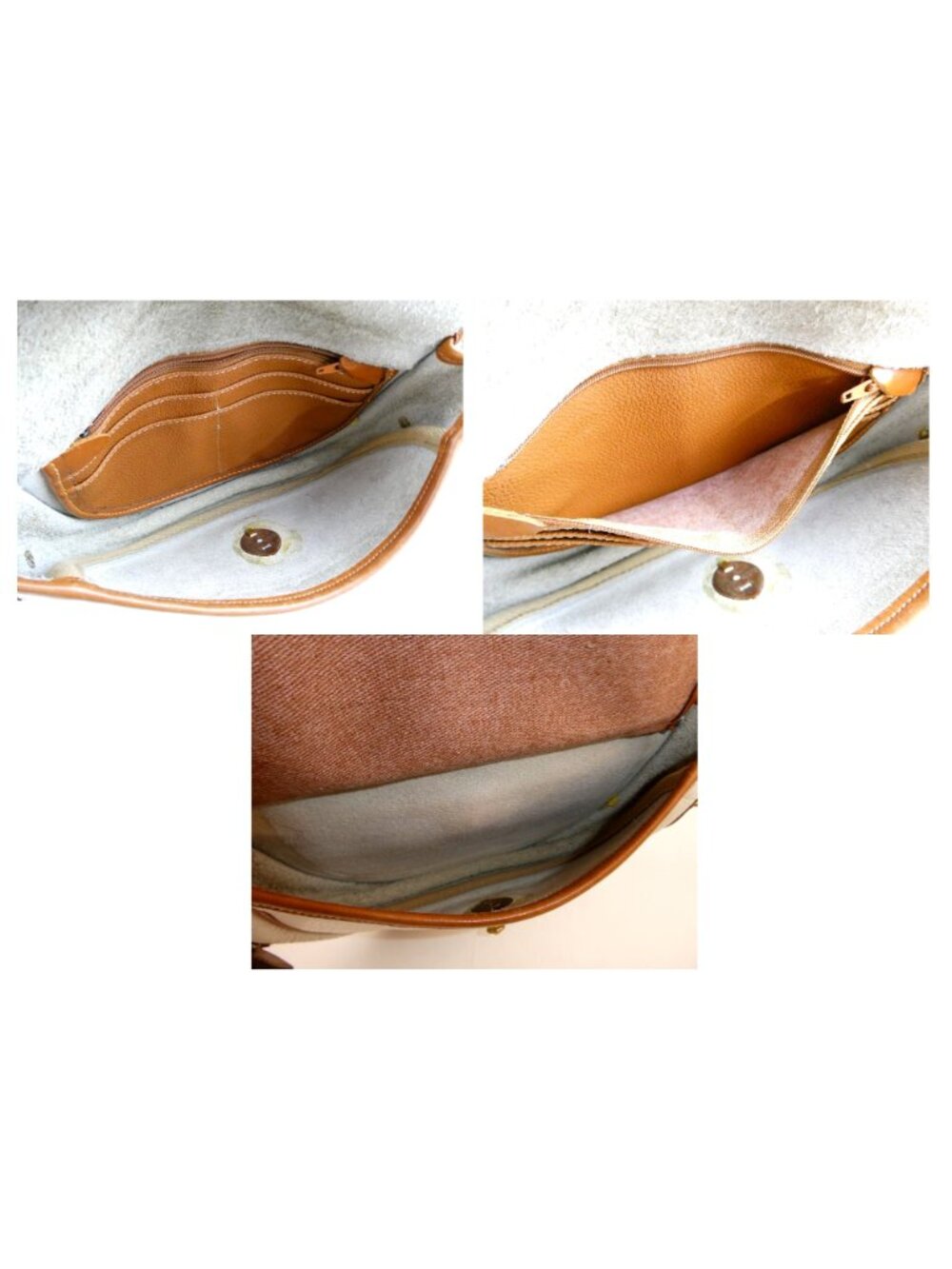 Dooney & Bourke Chalk Tan Pebble Leather Crossbody - Picture 4 of 16
